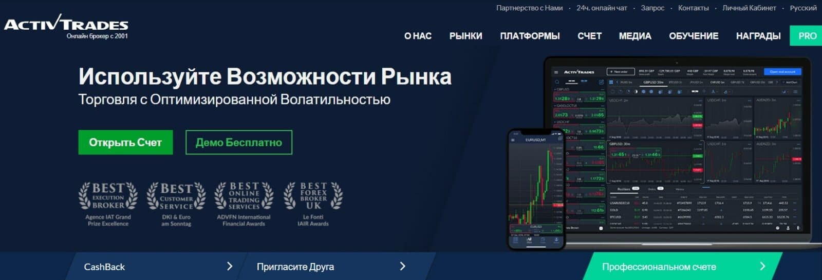 Онлайн платформа ActivTrades