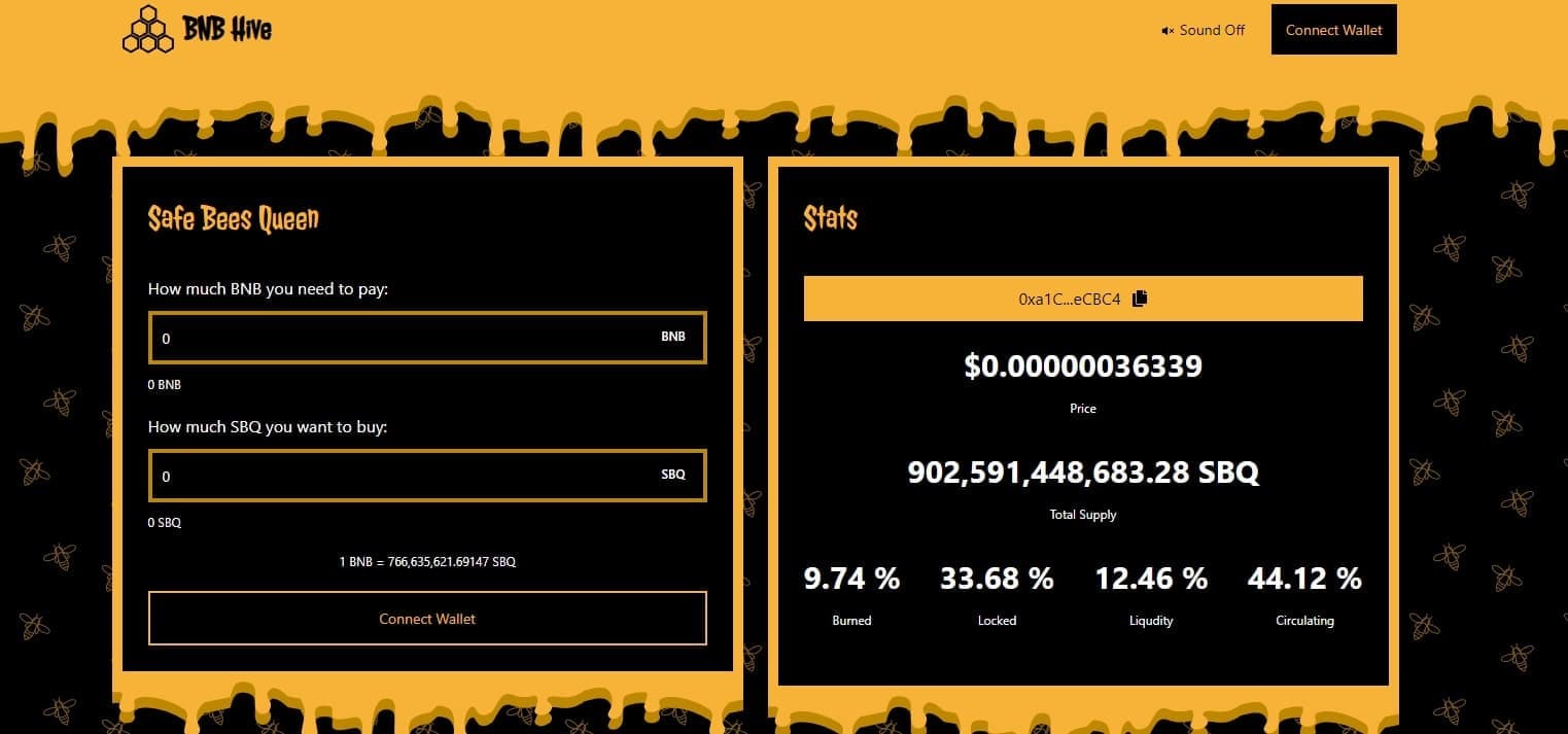 Сайт BNB Hive.net