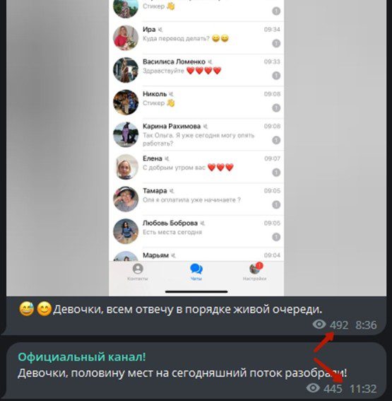 OfficialOlga телеграм подписчики