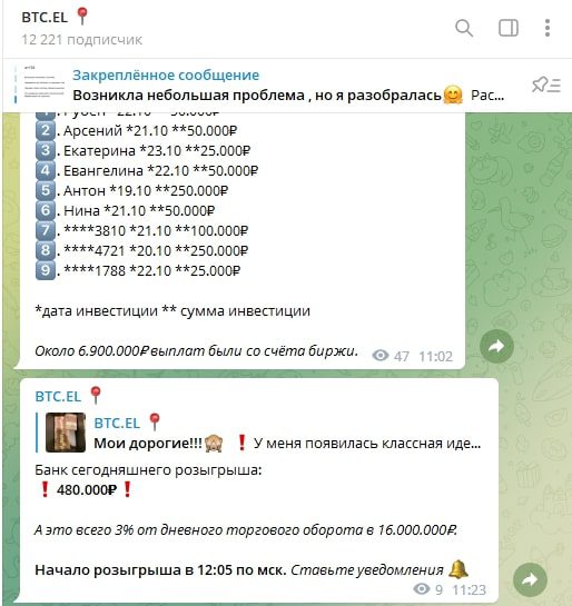 Btc el Телеграм