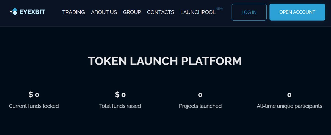 Eyexbit.com Launchpool