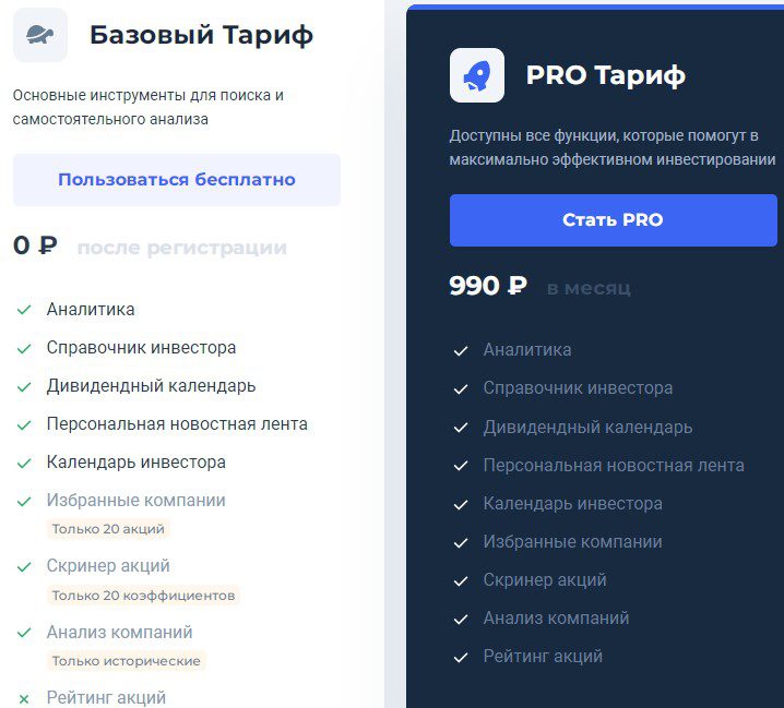 Finrange тарифные планы