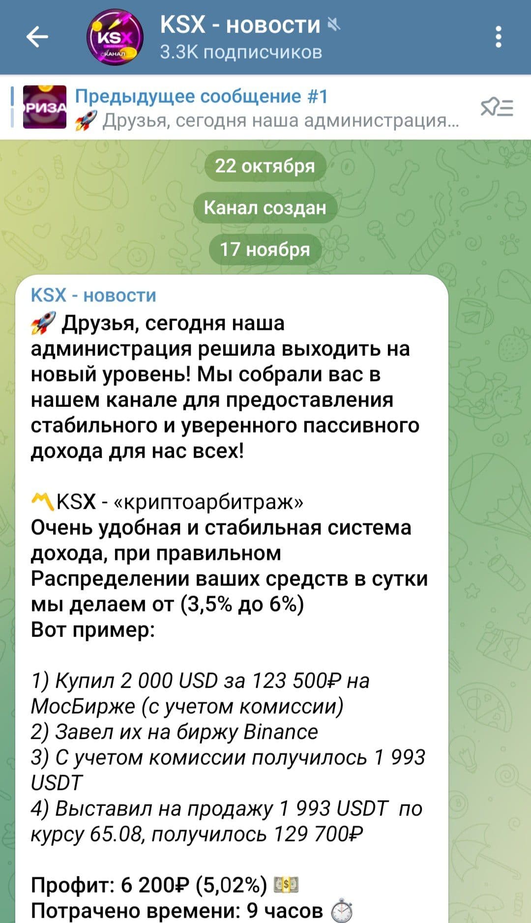 KSX Робот телеграм