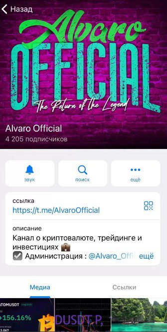 Телеграм Alvaro Official