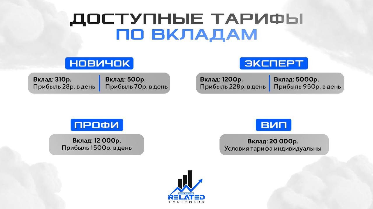 Related Partners тарифные планы