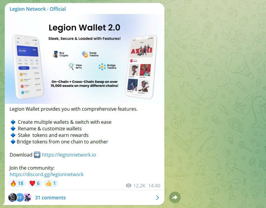 legion network token