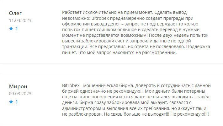 Bitrobex отзывы