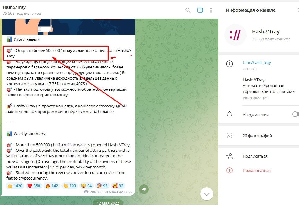 Hash tray.com телеграмм