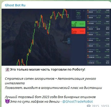 Ghost Bot отзывы