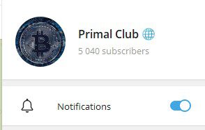 Телеграм канал Primal Club обзор