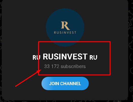 Rusinvest телеграм