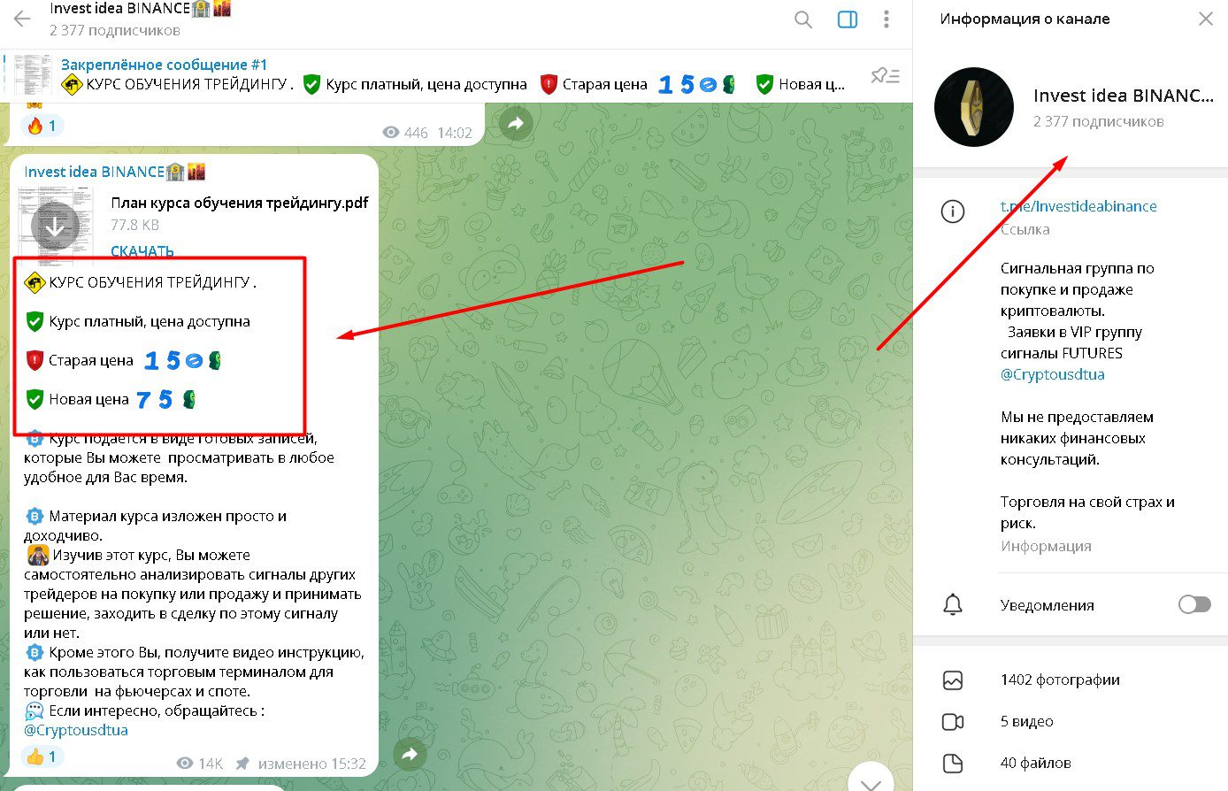 Investideabinance обзор канала