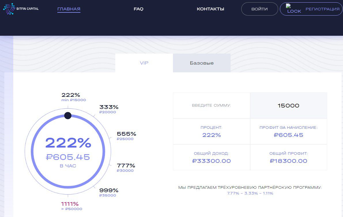 Bitfin Capital Top обзор проекта