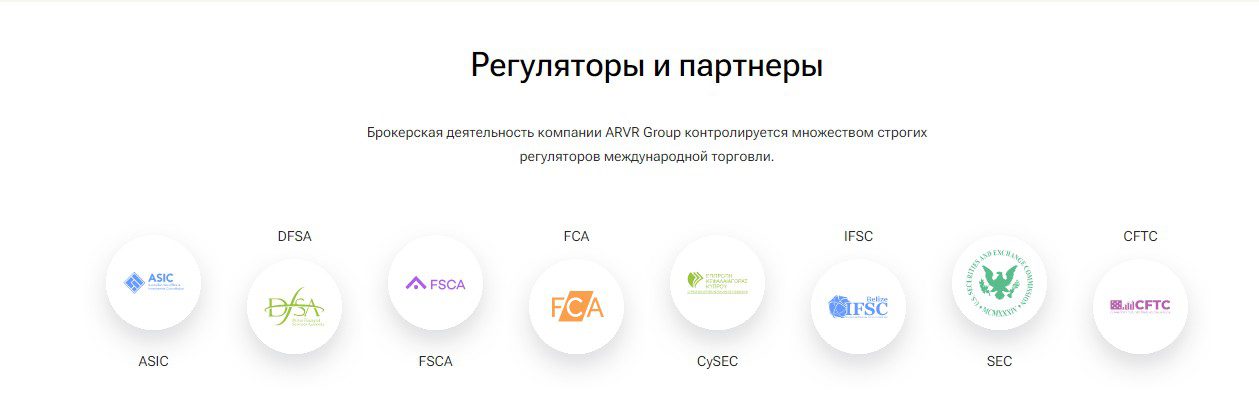 Arvr group торговля