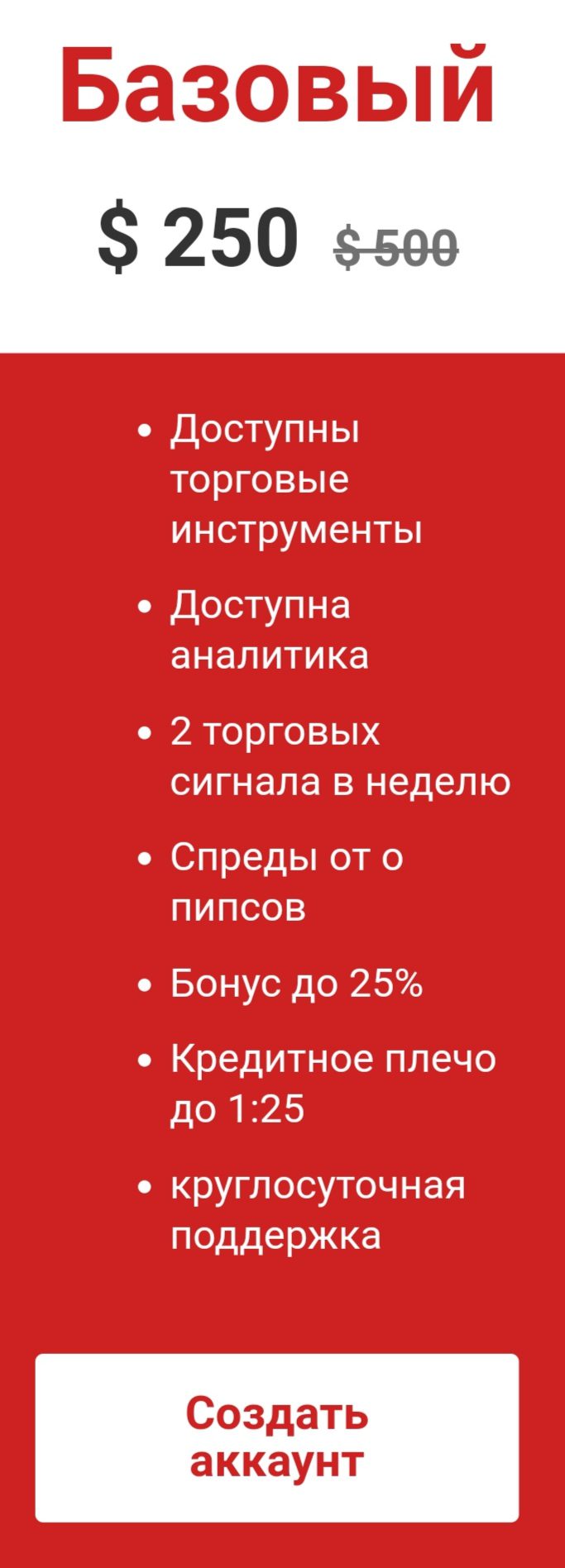 Interactive Invest тариф брокера