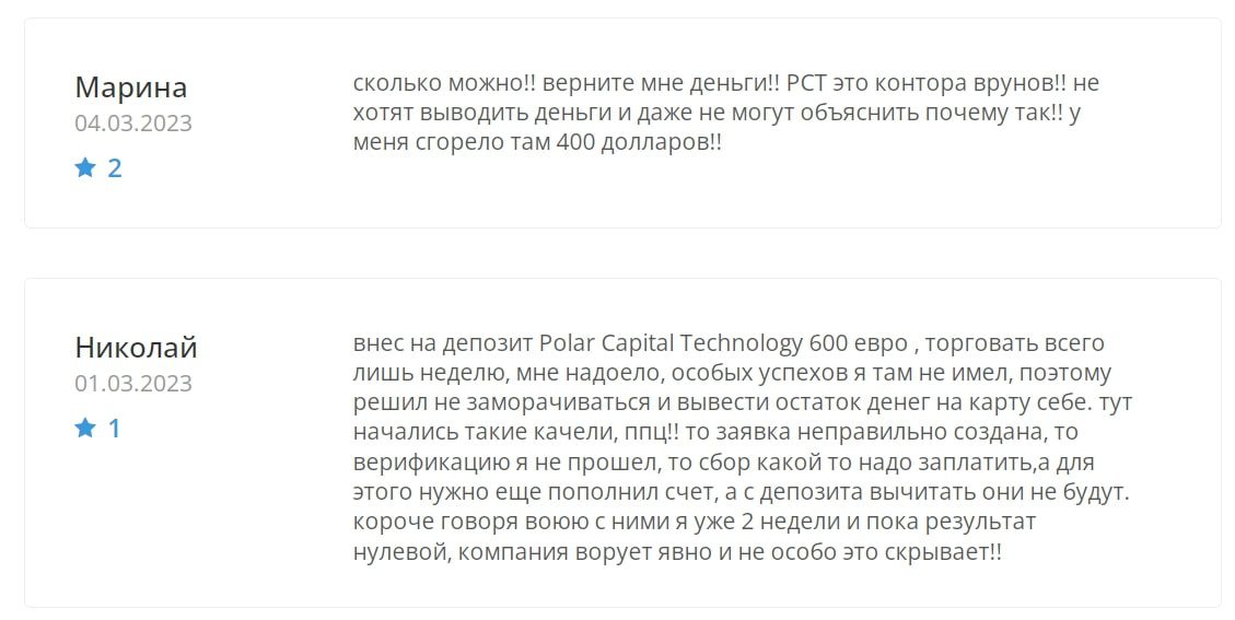 Polar Capital Technology отзывы