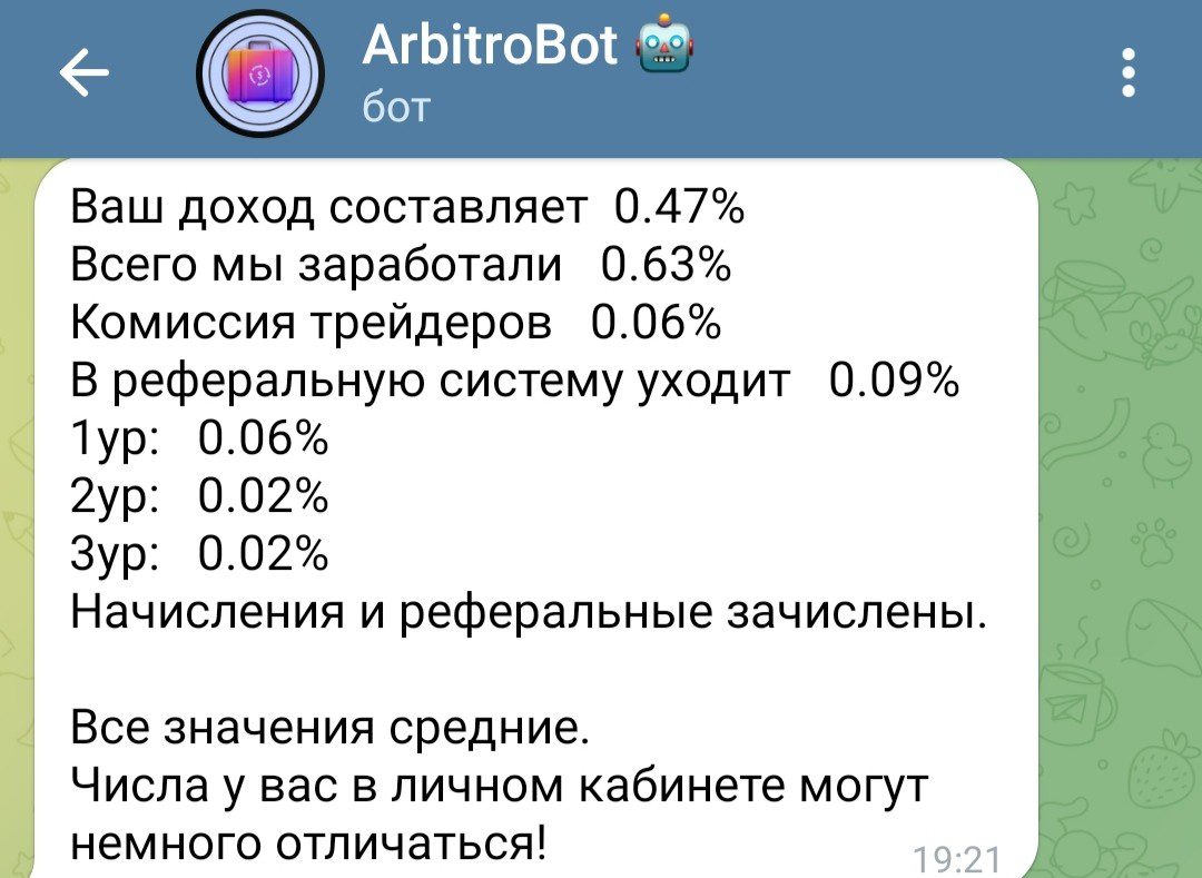 Арбитраж телеграм канал