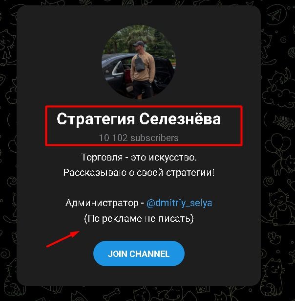 Стратегия Селезнева телеграмм