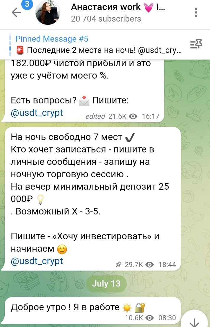  Анастасия Ворк Инвест