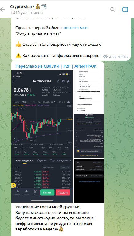 Crypto Shark обзор каналов