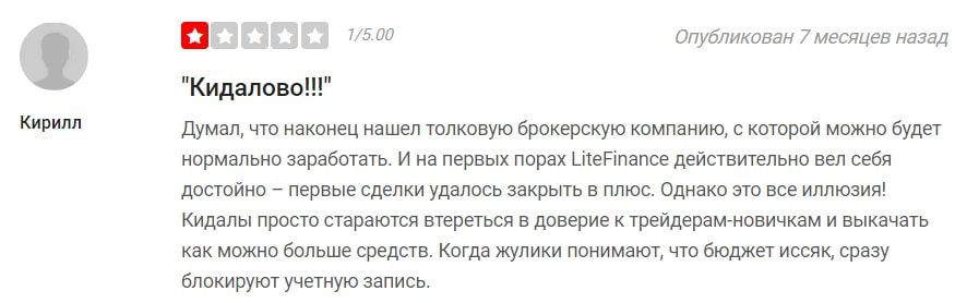 Lite Finance отзывы