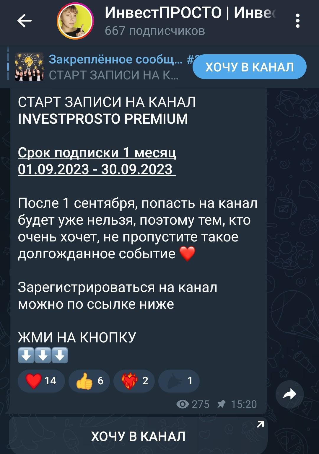 nataly invest инвестор