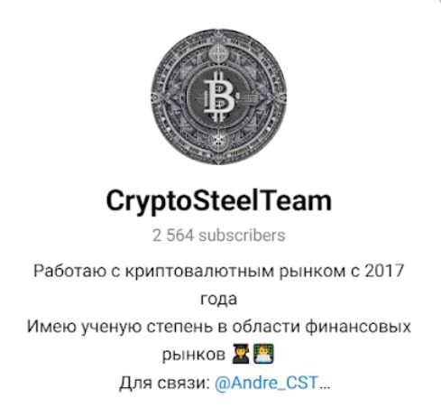 Crypto Steel Team телеграмм