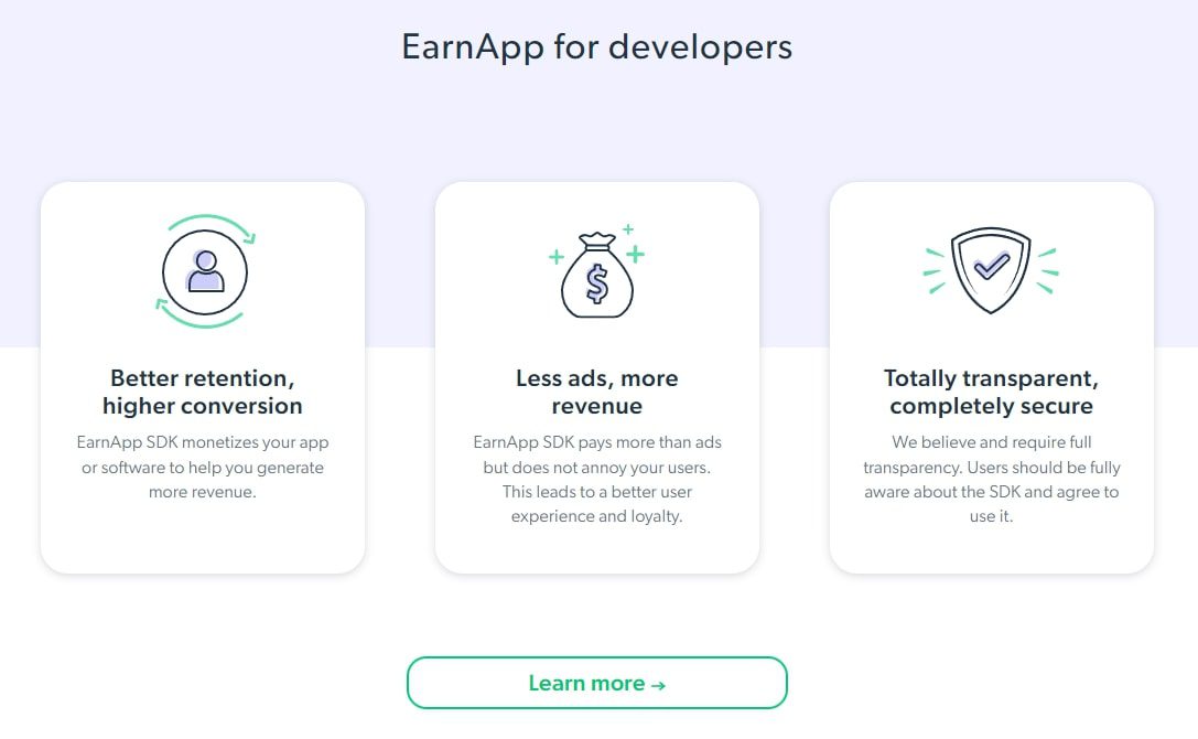 Earnapp сайт