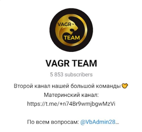 VAGR TEAM телеграмм