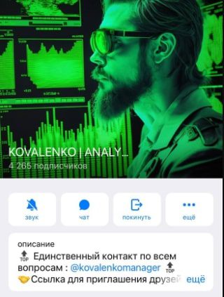 Kovalenko Analytics телеграмм