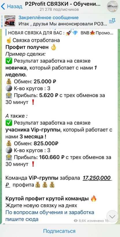 P2Profit запись 1