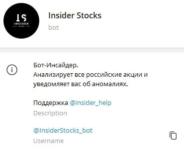 Insider stocks телеграмм