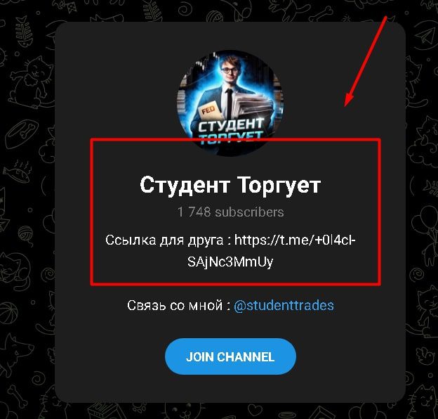 Студент торгует телеграмм