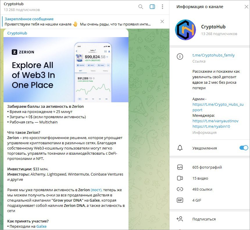 Об инвестициях от Cryptohub