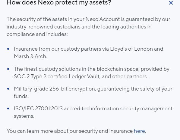 nexo инфа1