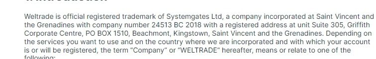 WelTrade инфо