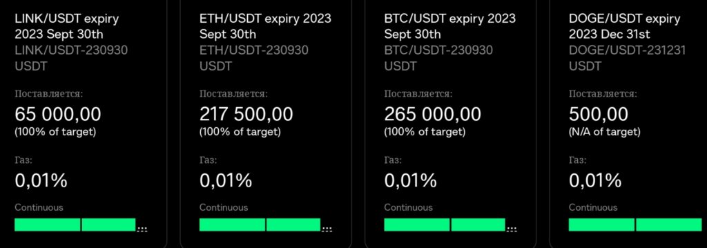 Vega Protocol проценты