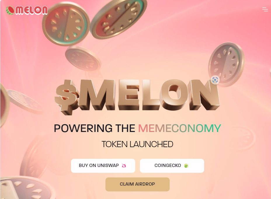 Сайт Melon Token