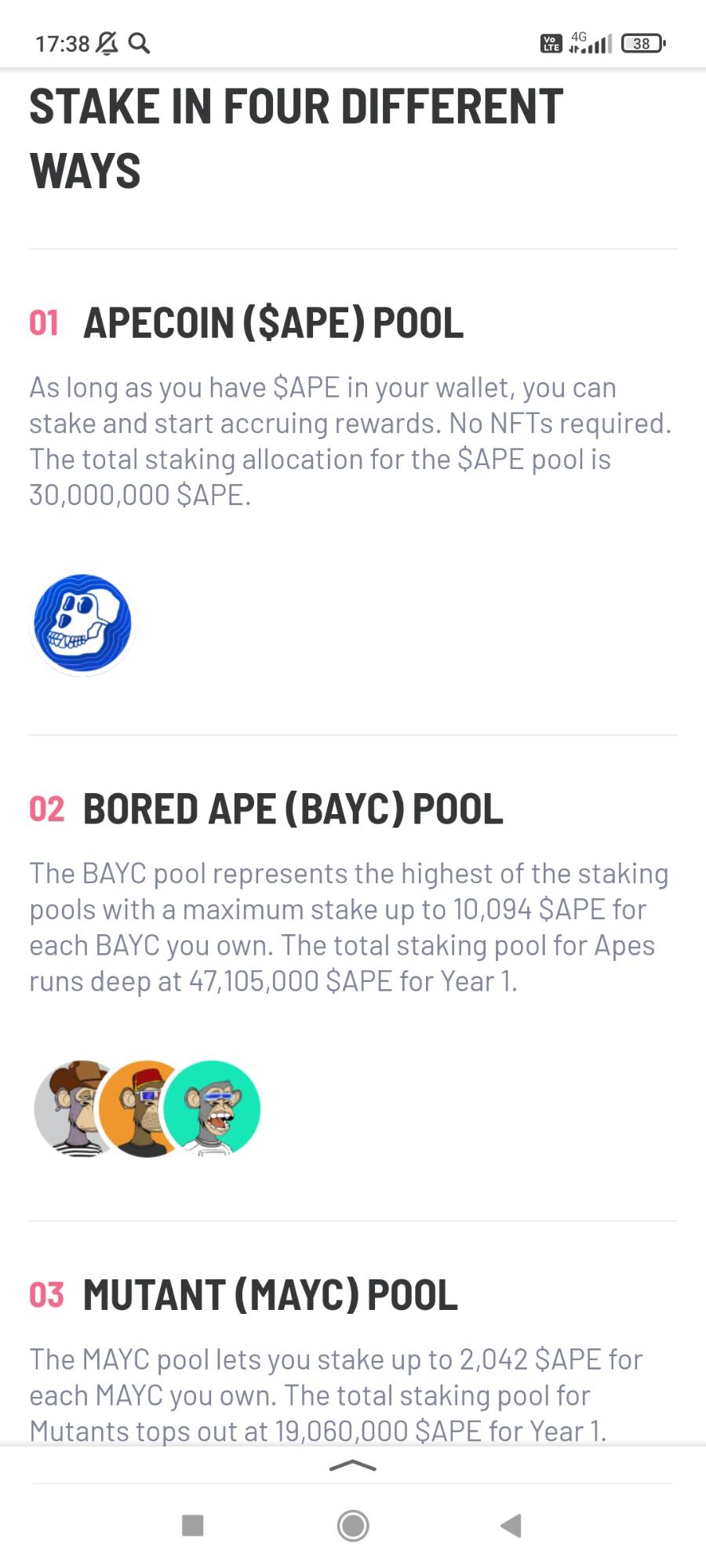 ApeStake.io сайт