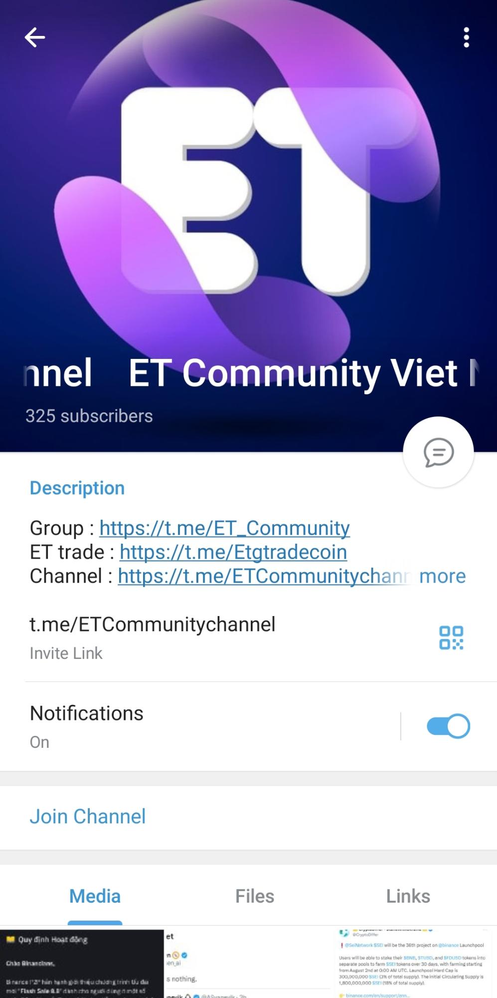 Et Community телеграмм