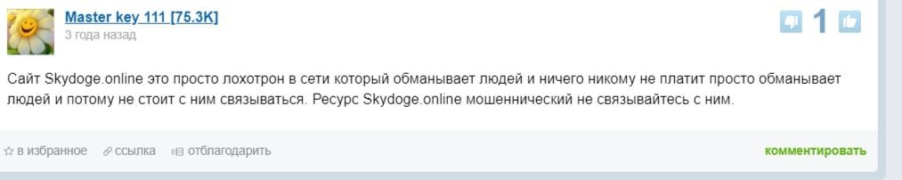 skydoge отзыв