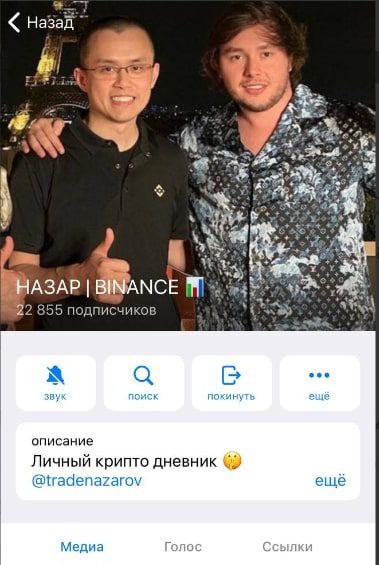 НАЗАР BINANCE телеграмм