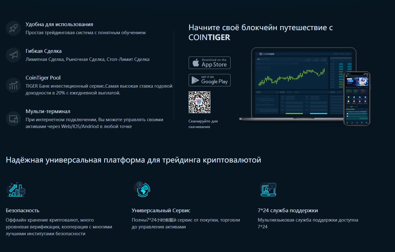 Описание CoinTiger