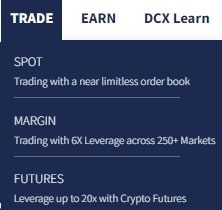 CoinDCX функции