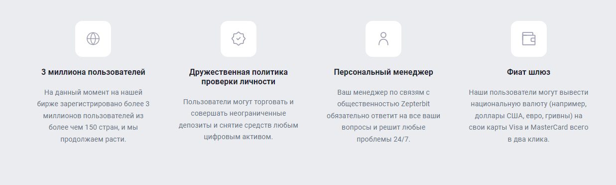 Преимущества криптобиржи Zepterbit