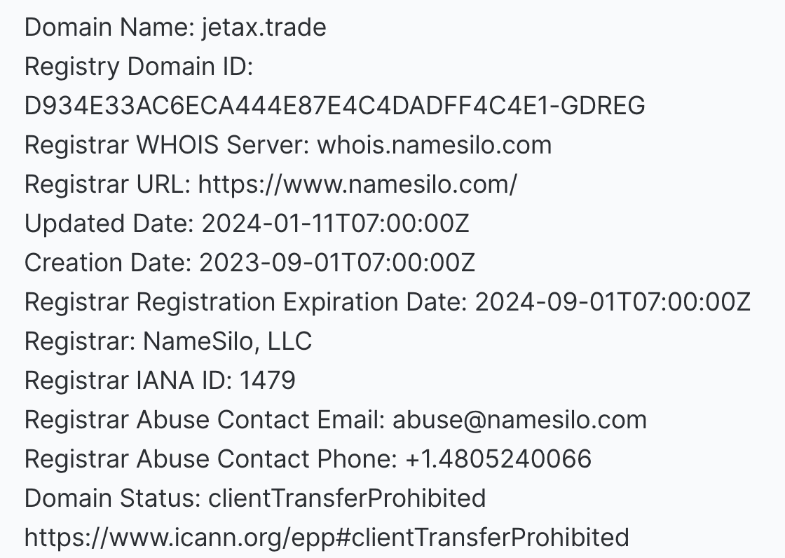 jetaxtrade брокер