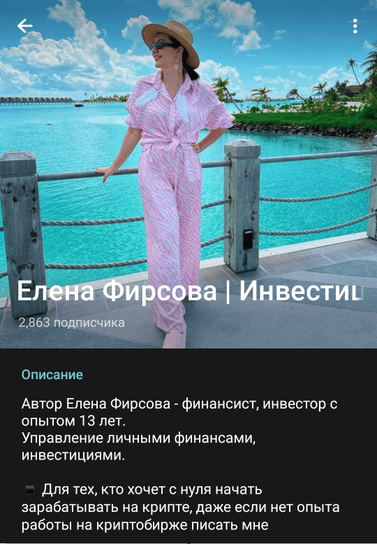 Елена Фирсова инвестиции